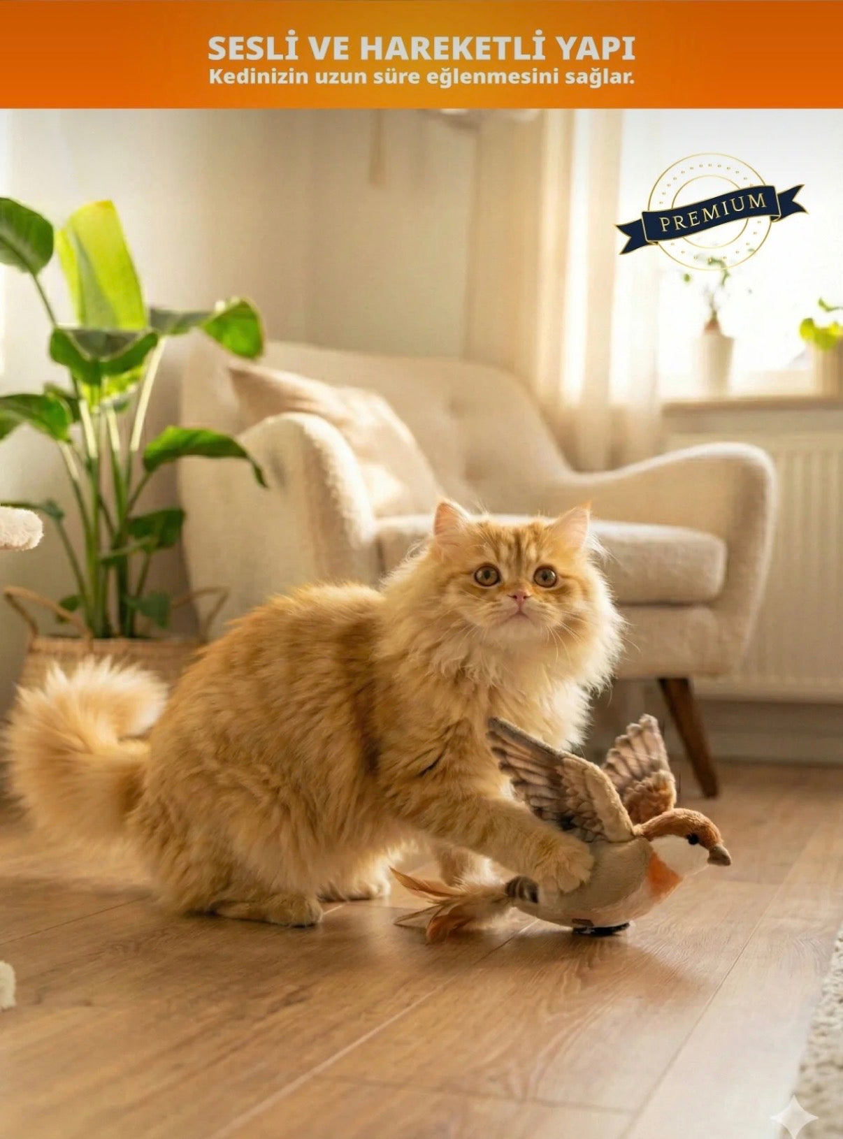 MiyavLand® Uçan Kuş Oyuncağı